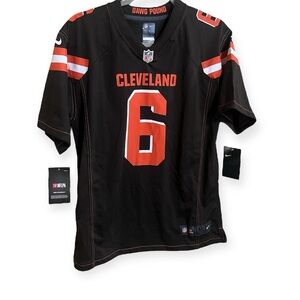 Nike NFL NWT Cleveland Mayfield #6 Brown Football Jersey Youth Large Women’s XS